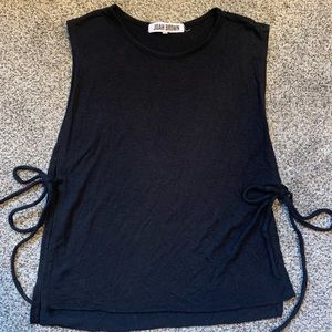 Joah Brown Side Tie Top